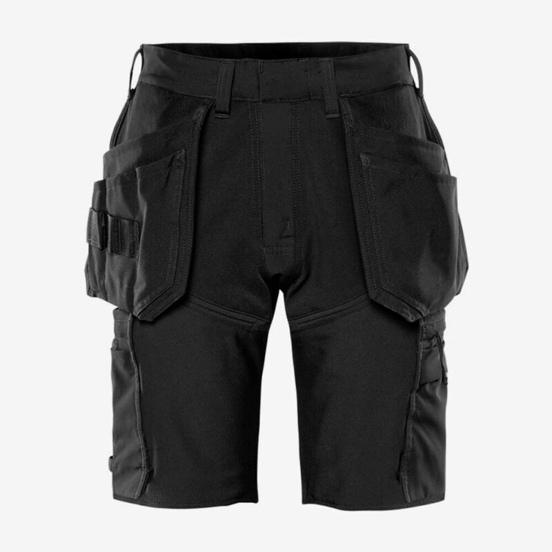 Afbeelding Fristads korte broek stretch zwart