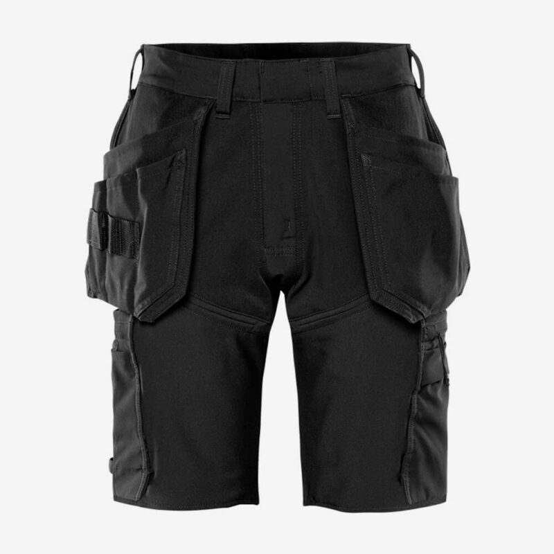 Afbeelding Fristads korte broek stretch zwart