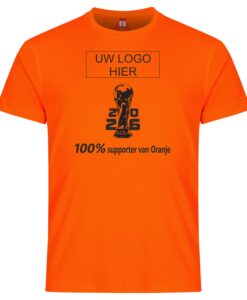 WK voetbal - Fan Shirt - Heren- met bedrukking bedrijfsnaam/ bedrijfslogo