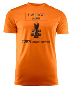 Alternative view of WK voetbal - Fan Shirt - Junior- met bedrukking bedrijfsnaam/ bedrijfslogo
